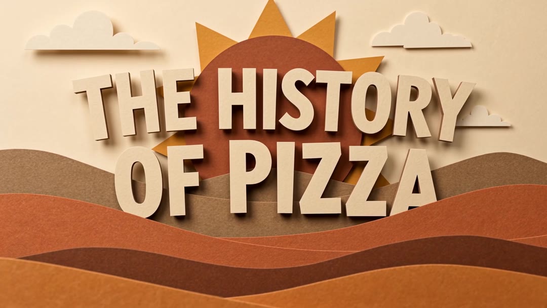 The History of Pizza explainer still